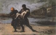 Honore Daumier, the rescue